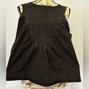 Black Denim Tank